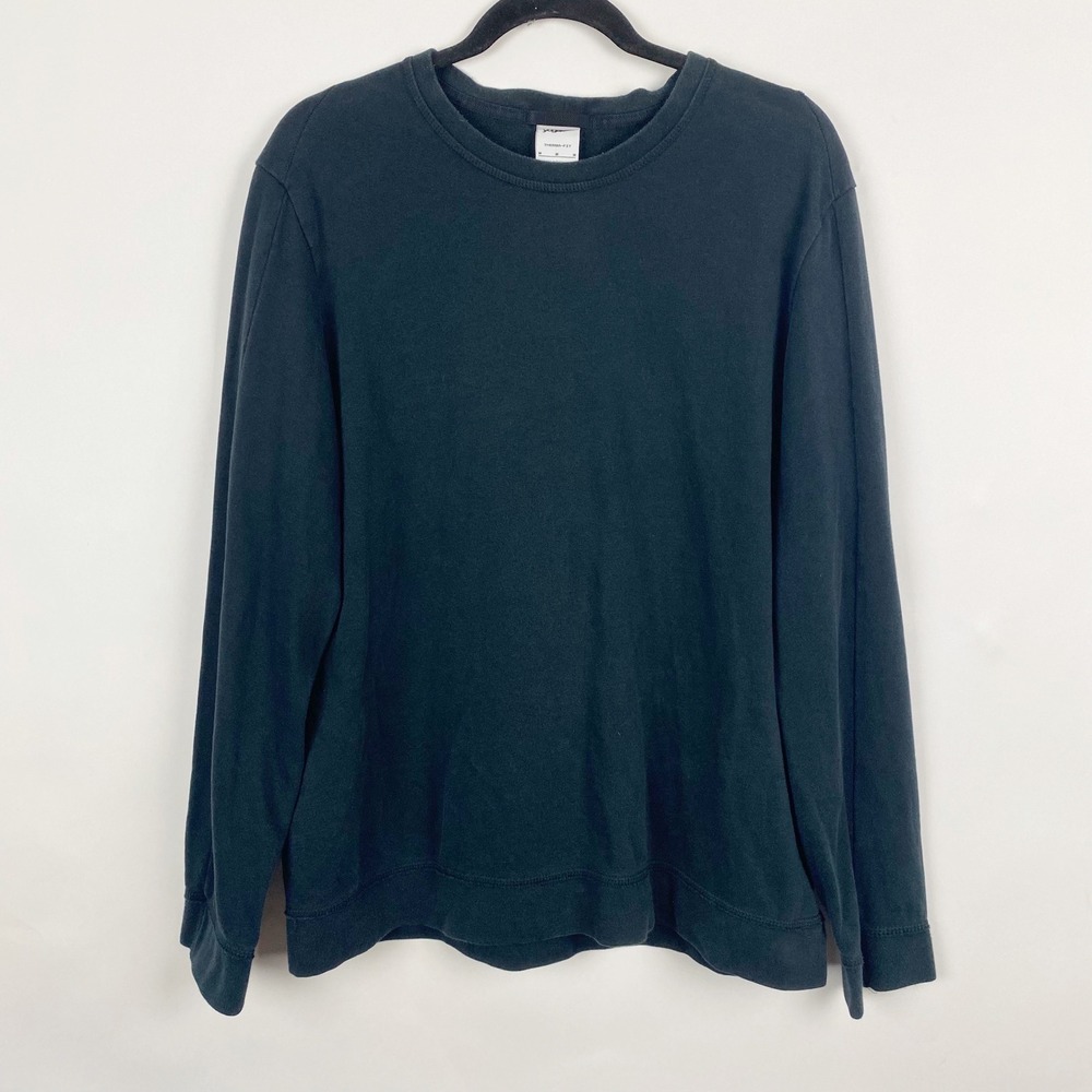 Nike Yoga Therma Fit Crewneck Sweatshirt Black Men's Size‎ Medium DM8137